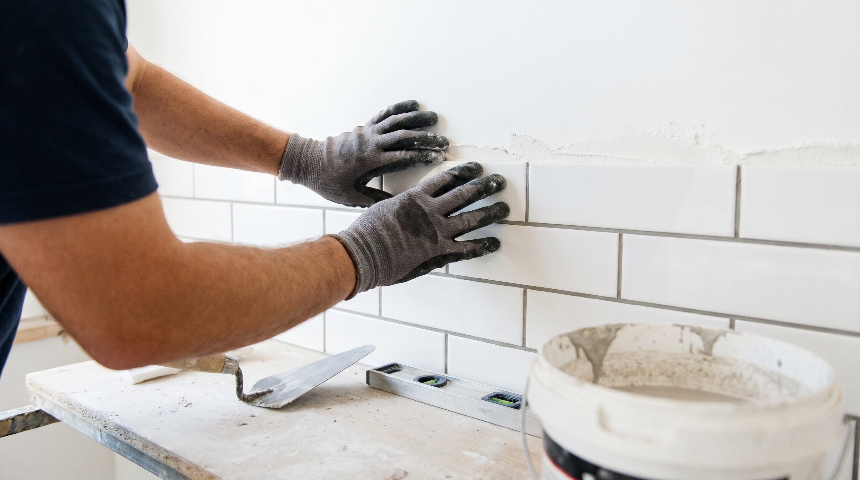 Worker on site